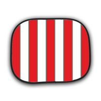 Red & White (Green) Car Shade