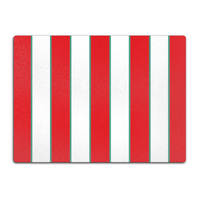 Red & White (Green) Glass Chopping Board