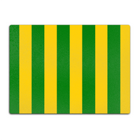 Yellow & Green Glass Chopping Board