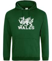 Wales Hoodie (White Dragon)