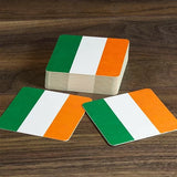 Ireland Beer Mats - Irish Tricolour - Pack of 10