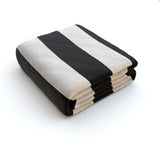 Black and White Fleece Blanket
