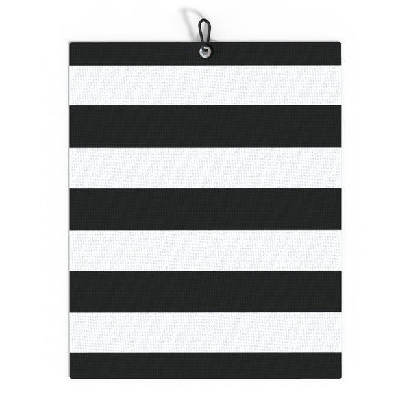 Black and White Golf Towel