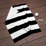 Black and White Golf Towel