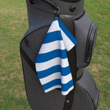 Blue and White Golf Towel
