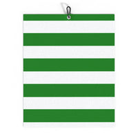 Green & White Golf Towel
