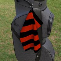 Red & Black Golf Towel