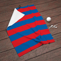 Red & Blue Golf Towel