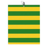 Yellow & Green Golf Towel