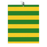 Yellow & Green Golf Towel
