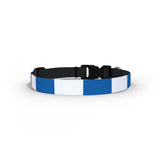 Blue & White Dog Collar