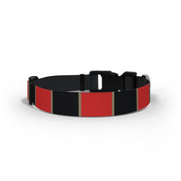 Red & Black (Gold) Dog Collar