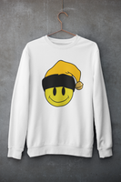 Acid Smiley Christmas Jumper - Amber & Black