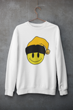 Acid Smiley Christmas Jumper - Amber & Black