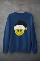 Acid Smiley Christmas Jumper - Black & White