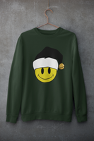 Acid Smiley Christmas Jumper - Black & White