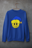 Acid Smiley Christmas Jumper -  Blue & Yellow