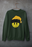 Acid Smiley Christmas Jumper -  Gold & Black