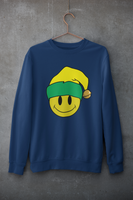 Acid Smiley Christmas Jumper -  Yellow & Green