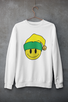 Acid Smiley Christmas Jumper -  Yellow & Green