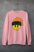 Acid Smiley Christmas Jumper -  Orange & Black