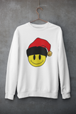 Acid Smiley Christmas Jumper -  Red & Black