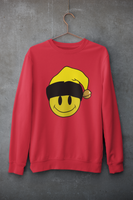 Acid Smiley Christmas Jumper -  Yellow & Black