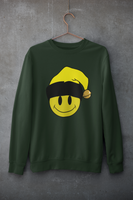 Acid Smiley Christmas Jumper -  Yellow & Black