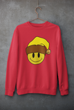 Acid Smiley Christmas Jumper -  Yellow & Brown