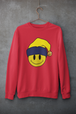 Acid Smiley Christmas Jumper -  Yellow & Navy