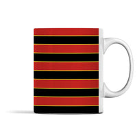 Red, Black & Gold (Pinstripes) Mug