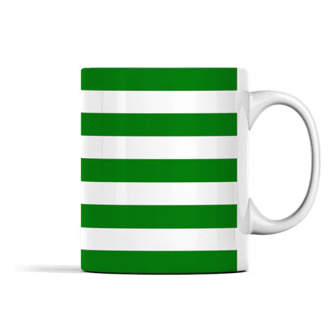 Green & White Mug