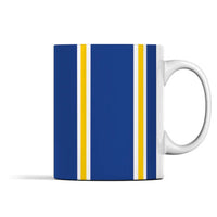 Blue, White & Yellow Mug