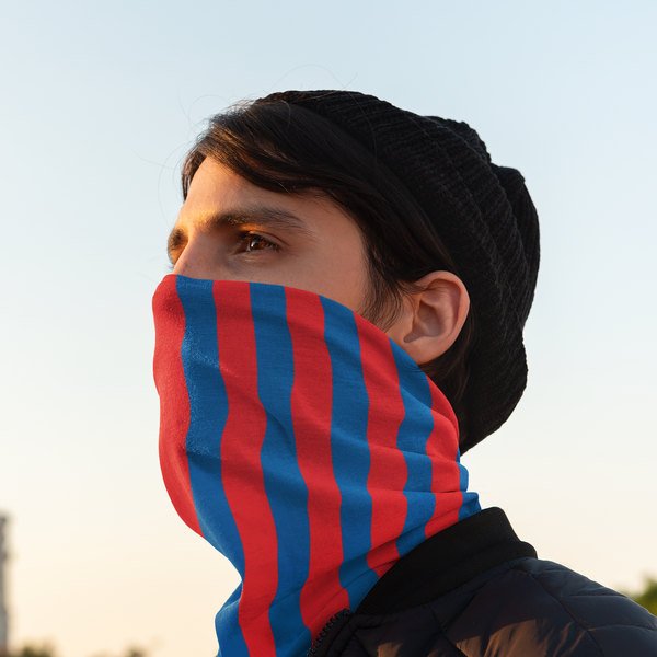 Red & Blue Face Wrap / Snood