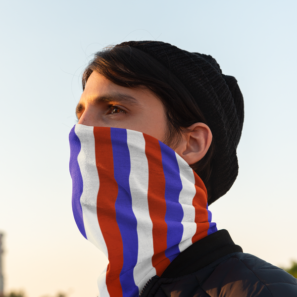 Red, White & Blue Face Wrap / Snood